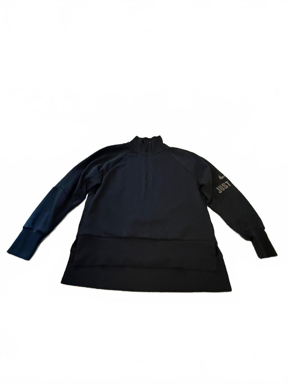 Nike Dry Endurance Women's Half-Zip Pullover Sweatshirt Black XS Just Do It